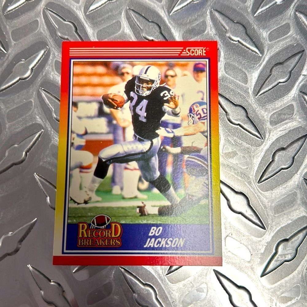 1990 score record breakers bo jackson 591 mint Condition